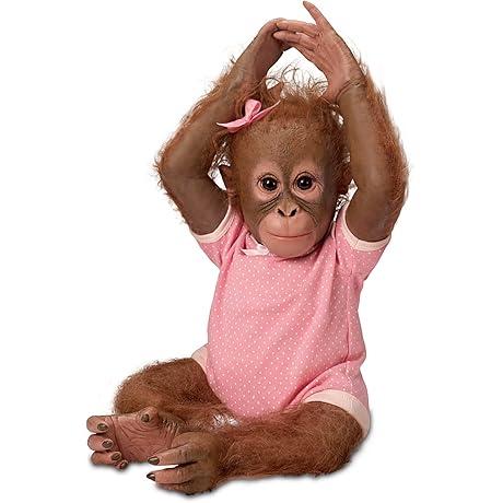 Jolly Chimp: Meet Annabelle, Your Adorable Posable Lifelike Monkey Doll