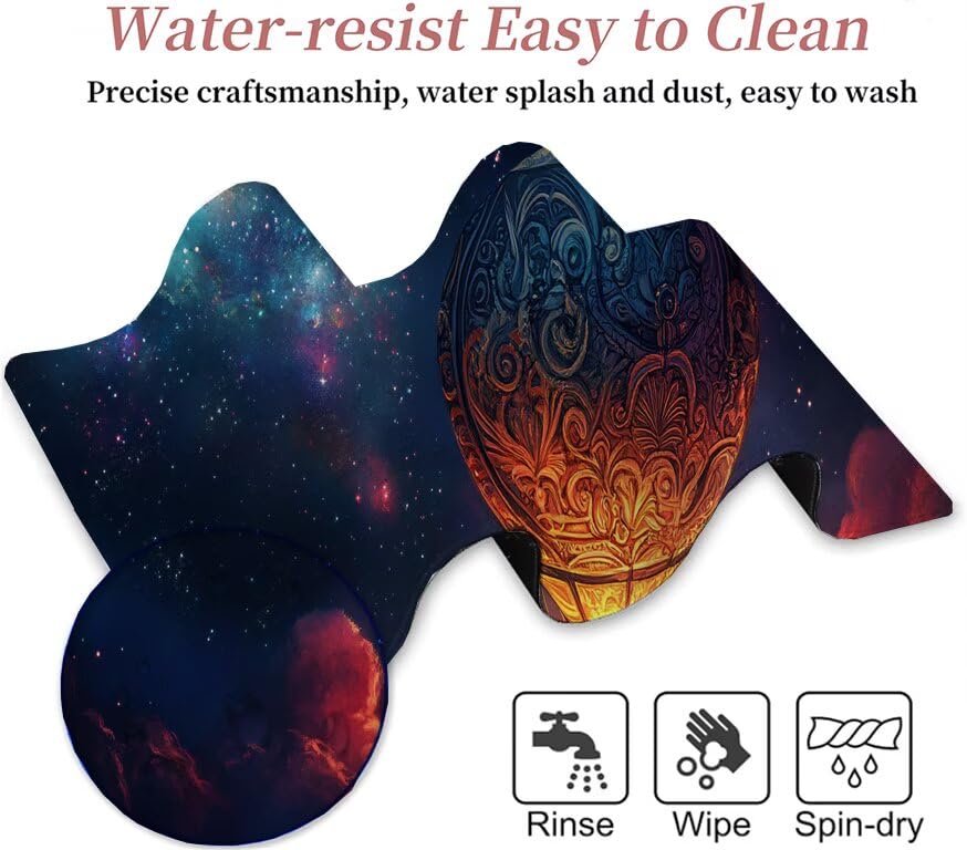 Tapis de souris antidérapant grand format protégeant le bureau contre l'eau et les rayures