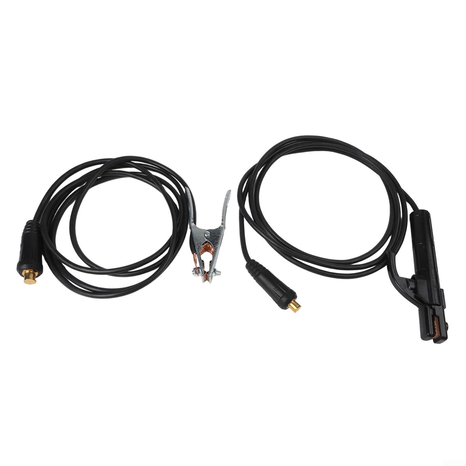 300 A Pince de masse Câble de soudage pour poste à souder MMA Inverter Cuivre/ABS Résistant à la chaleur isolé antidérapant pour construction navale minière Industrie (3 m)