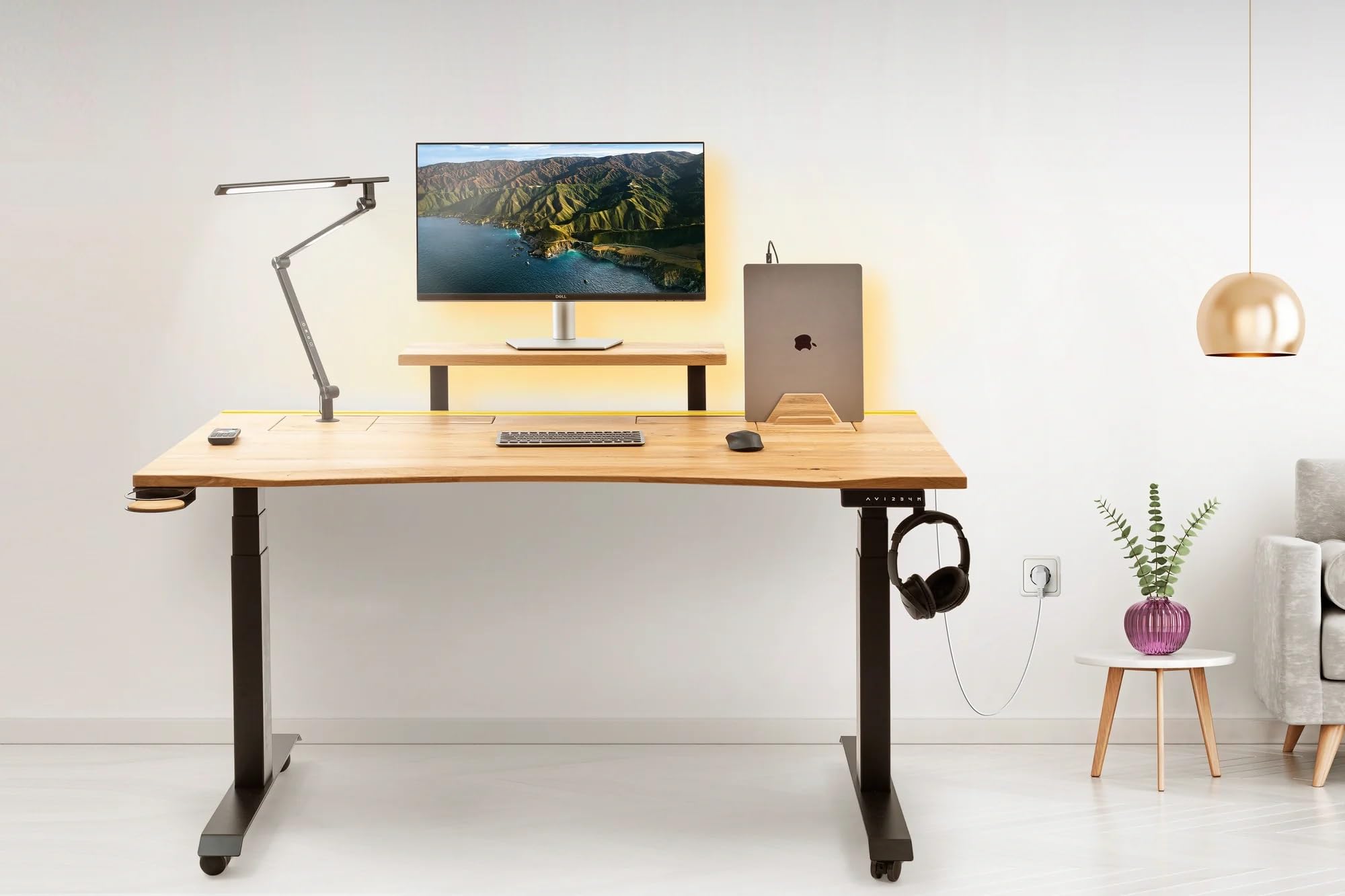 ErgoHide Desk organizer (Eichenholz)