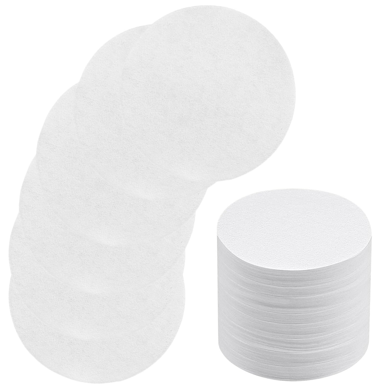 Bamyli 100PCS Coffee Filter Papers, 58mm Puck Screen Portafilter Papers, Unbleached Espresso Filter, Disposable Filter Paper Compatible with Portafilter Basket and Espresso Machine (white-58mm)
