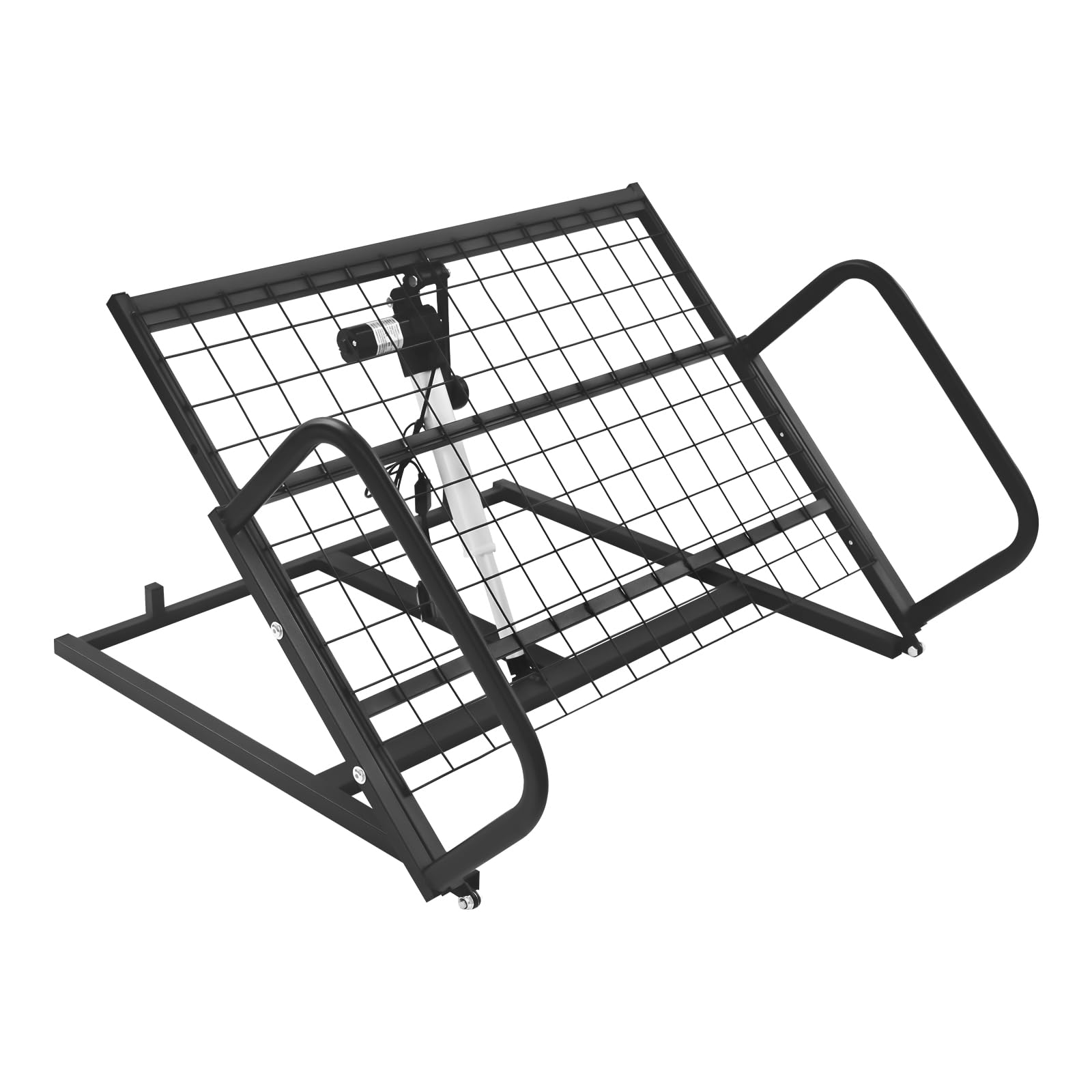 Regulowana w zakresie 10°-80° elektryczna podpórka do kanapy, 120 * 97 * 73 cm podpórka do kanapy ze stali i żelaza z nośnością 100 kg i pilotem sterującym, podpórka do kanapy dla osób starszych i
