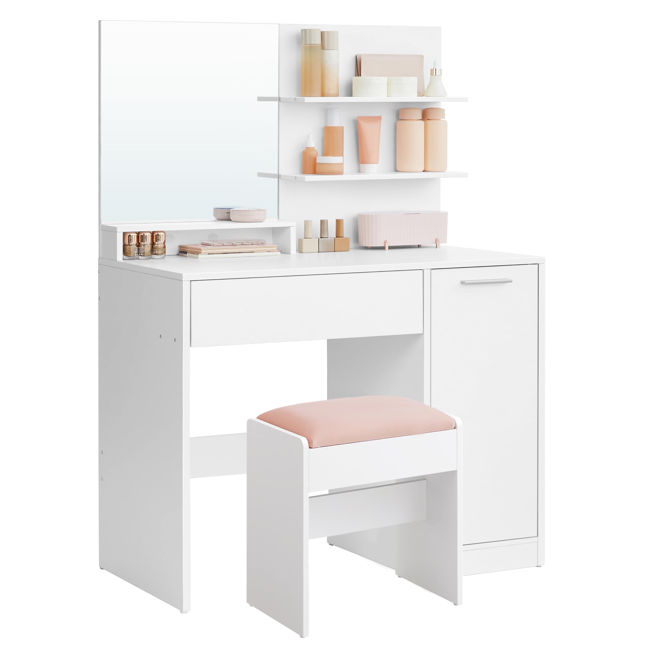 Vasagle Kailyn Kollektion - Schminktisch mit Hocker