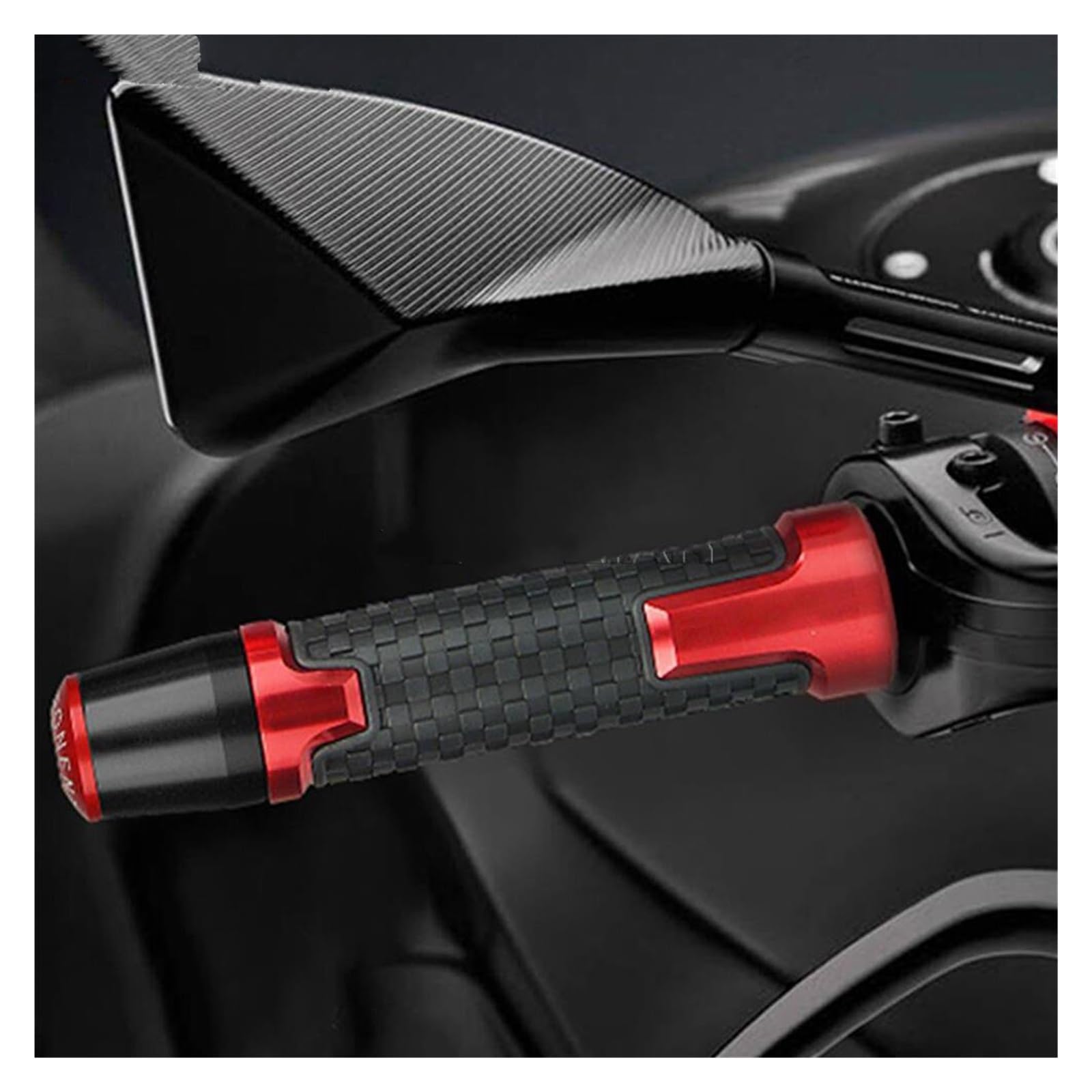 Poignées Motos pour Suzuki pour Burgman 650 400 125 200 AN650 AN400 pour Skywave 400 AN125 AN200Moto Guidon Poignées Extrémités Guidon Bouchon Fin Bouchon Poignées Professionnelles (Couleur : 6)
