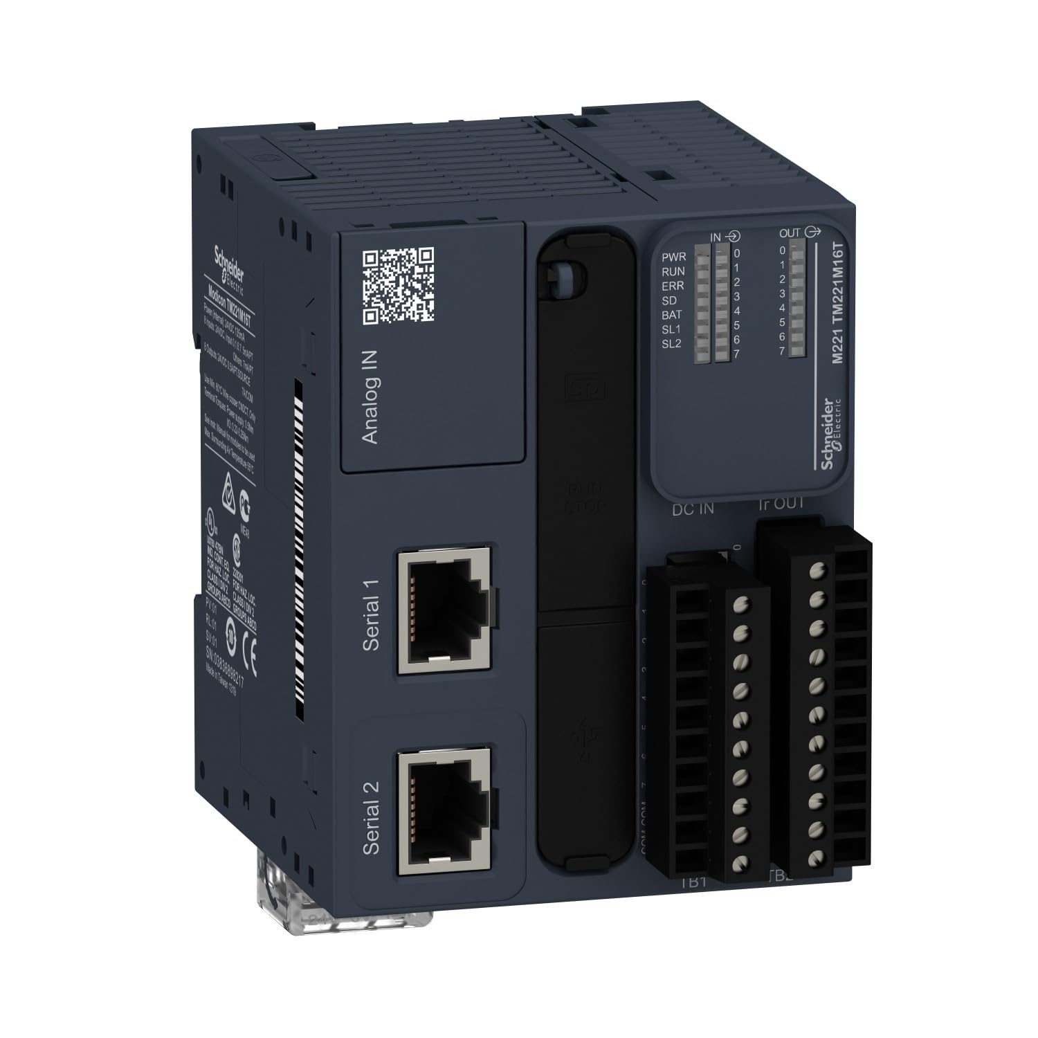 Controlador M221 de 16 E/S para optimizar automatismos con salidas de transistor PNP 3