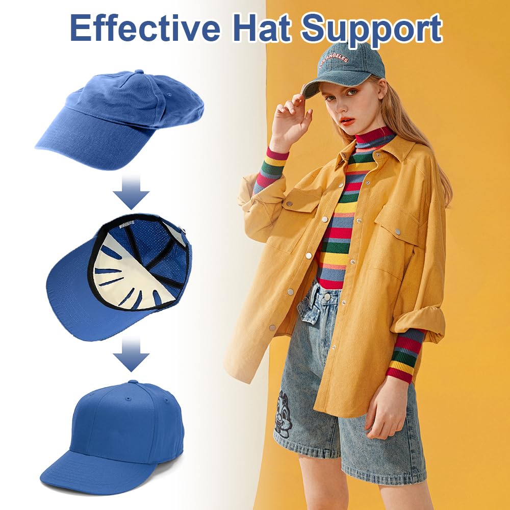 Soporte Interior para Gorra de Béisbol, Formador de Insertos para Gorras, Blanco