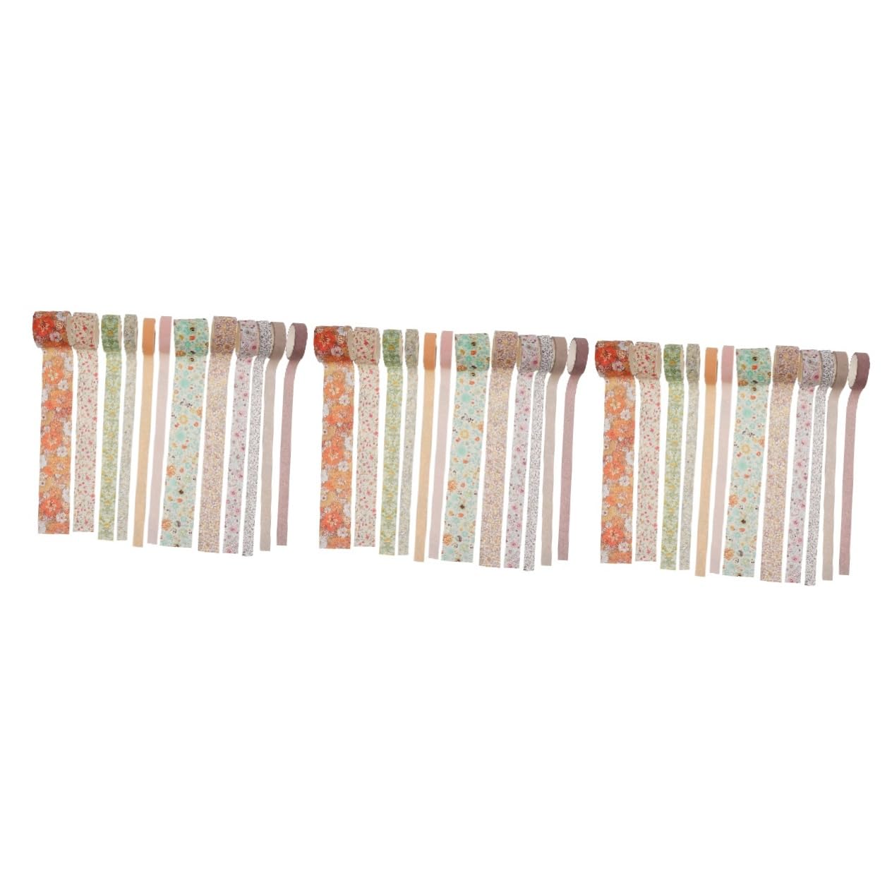 NUOBESTY 36rollen Dekoratives Washi Tape Kreative Klebebänder Für Scrapbooking Und Handarbeiten Blumenmuster Hochwertiges Mit Kleberückseite Für Party Und Buchdekoration