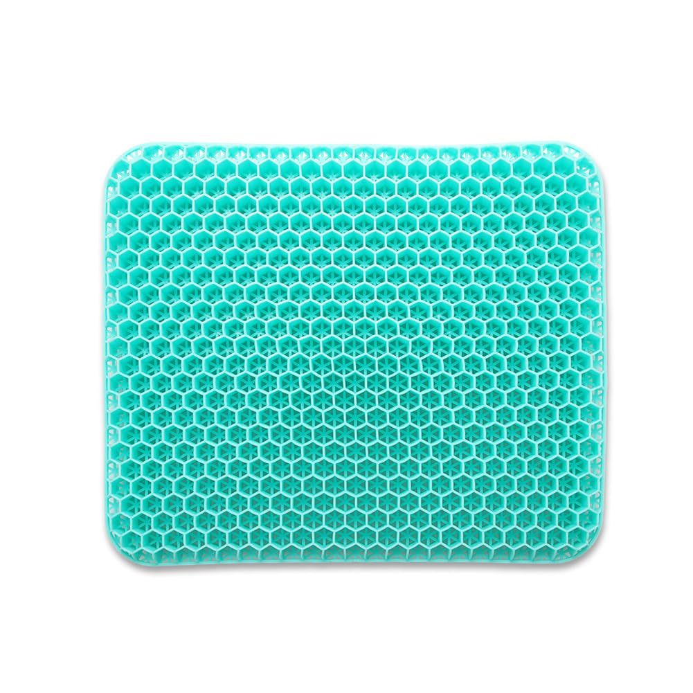 Photo 1 of YukRhomay Double-Layer Honeycomb Gel Seat Cushion, Cushion for Long Sitting,Ergonomic Pressure Relief Cushion Cool and Breathable,