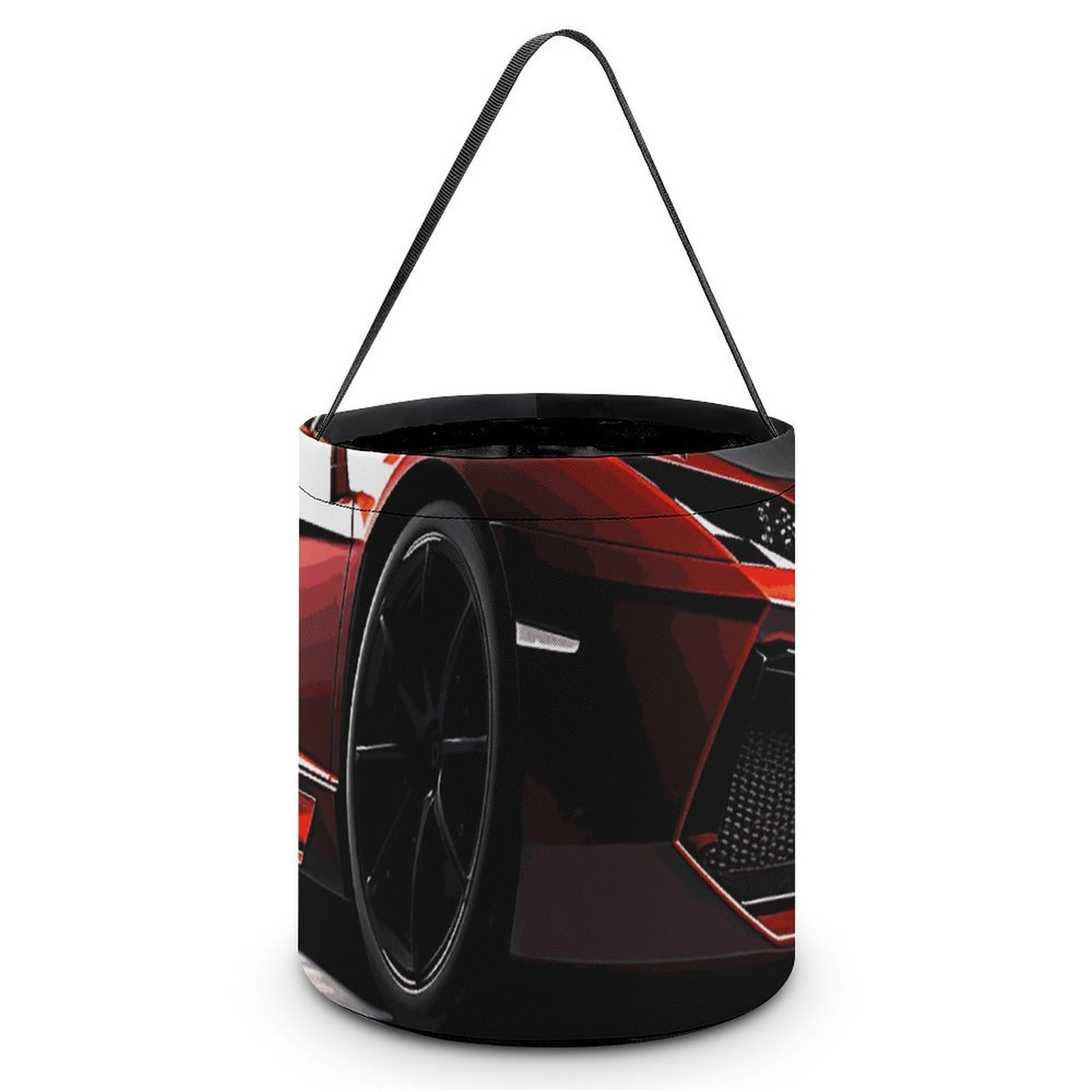 Sac fourre-tout voiture sport Halloween réutilisable pour fête