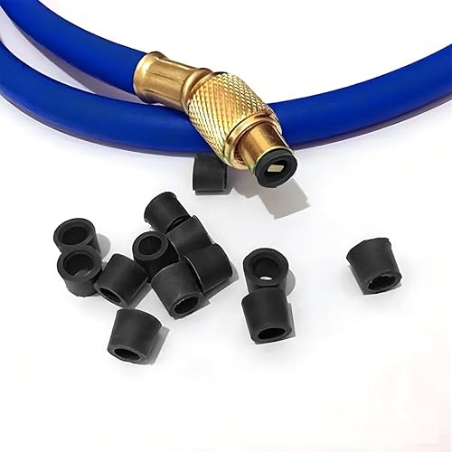 Miniatura 5 de BESULEN 100 mangueras de carga, reemplazo del kit de junta tórica de sellado, juntas de reparación de aire acondicionado para automóvil, sellos de