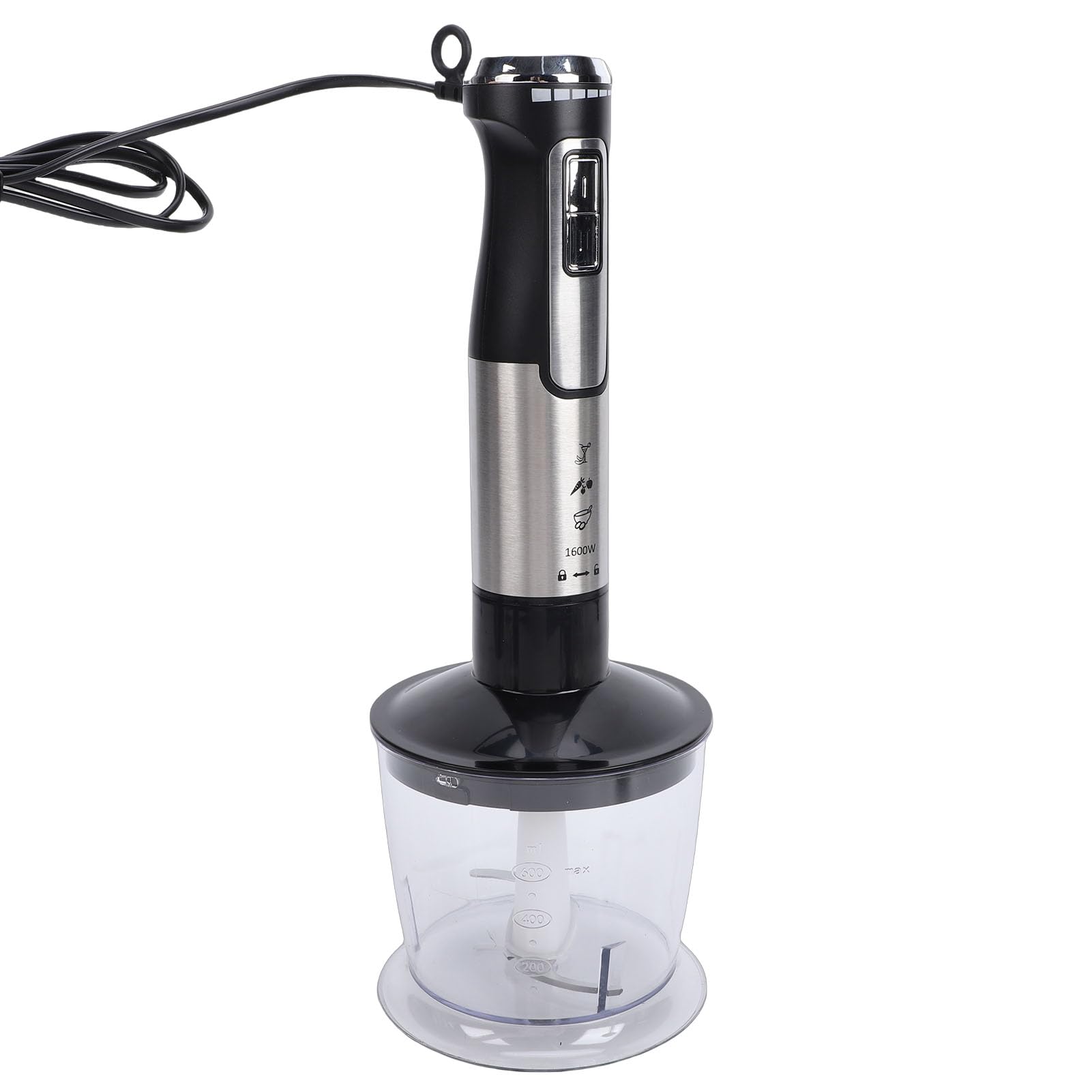 Tangxi Wydajny Elektryczny Blender Ręczny do Siekania, Miksowania i Ubijania, Lekka Konstrukcja (wtyczka UE 220-240v)