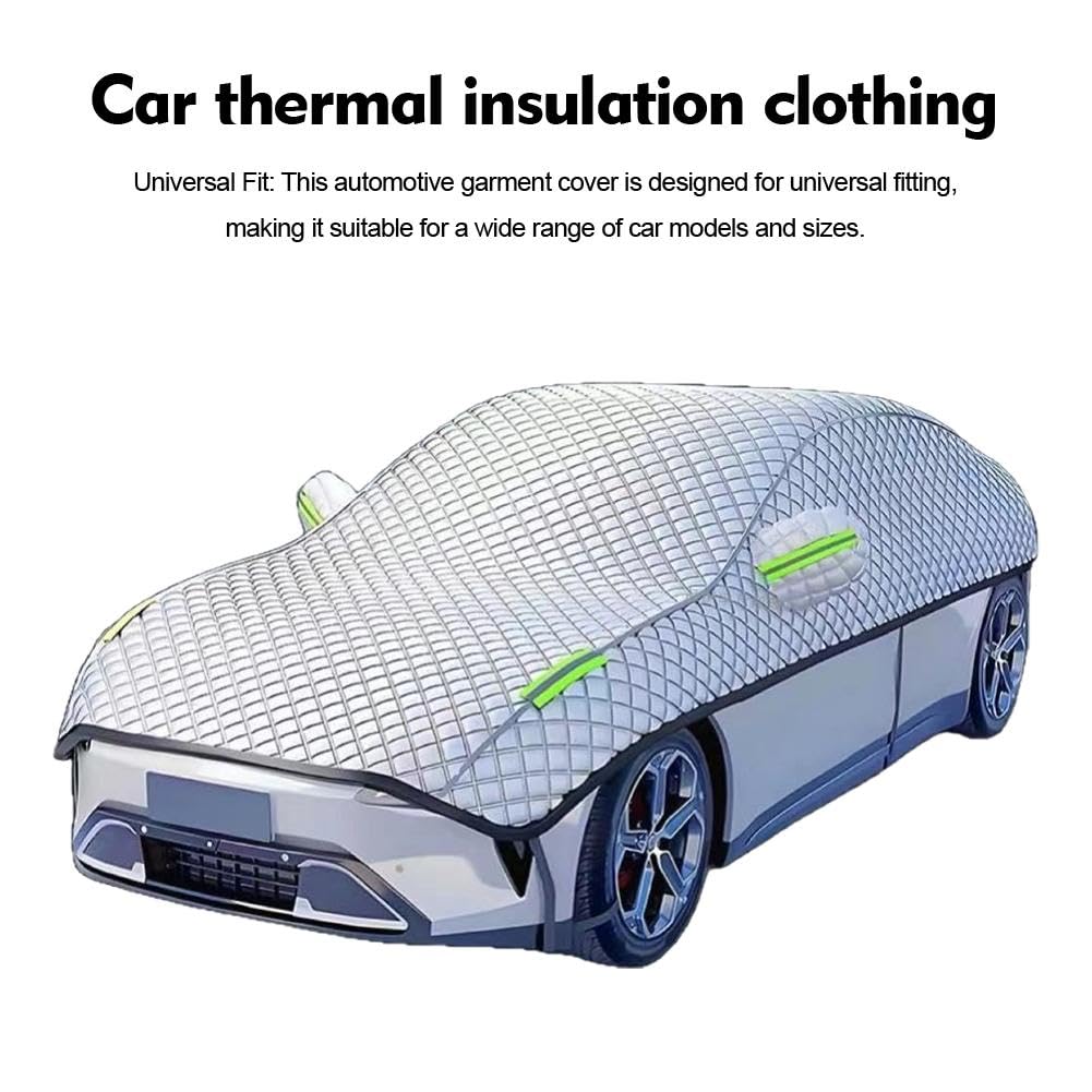 HJfhCFGJ Protector Parabrisas Cubierta de Coche protección Exterior Impermeable Cuatro Estaciones del Parabrisas Protector Granizo Cubierta Nieve(Hammer Truck)