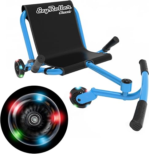 EzyRoller Scooter clásico para niños a partir de 4 años, edición limitada LED azul