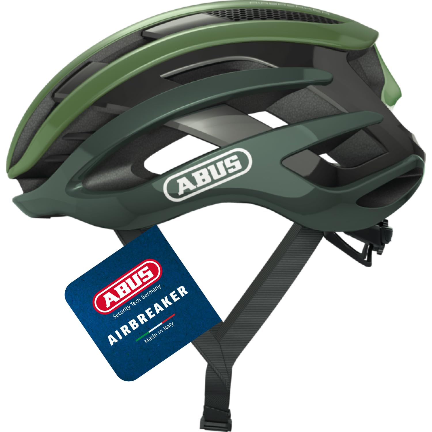 ABUS AirBreaker road bike helmet - High-end bike helmet for professional cycling - for men and women - Opal green, size S — image 1