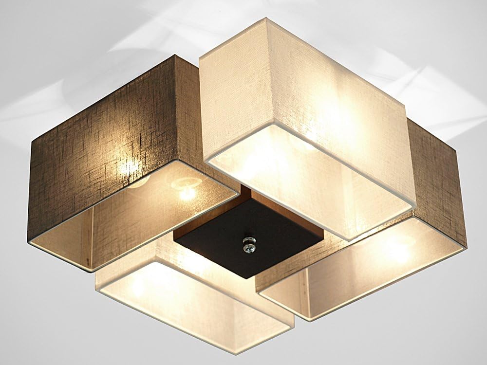 Vitoria-001 Ceiling Light 014 G Vitoria-014 G Mix Graphite/Weiß Transparent