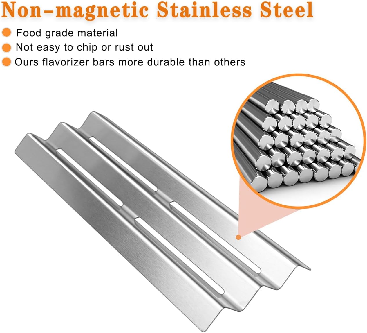 Grill Heat Plates for Napoleon LEX485/605/730 LE LD485 Series Grills, Napoleon 85-3072-8, 85-3073-6, 85-3080-8, 85-3081-6, 85-3082, 85-3083, 85-3084-0, LD485RB, LD485RSIB, M485RB, 4 Pack