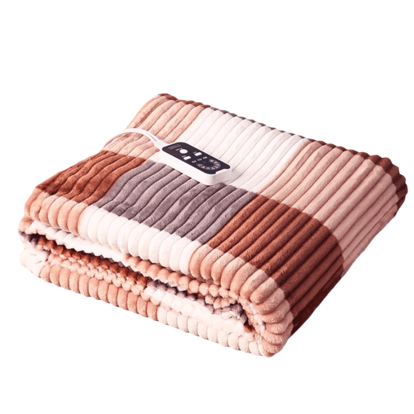 Polyester Heated Throw Detachable Washable Heated Underblanket Soft Heat Blanket 8 Heat Settings Up to 5 Hours Timer