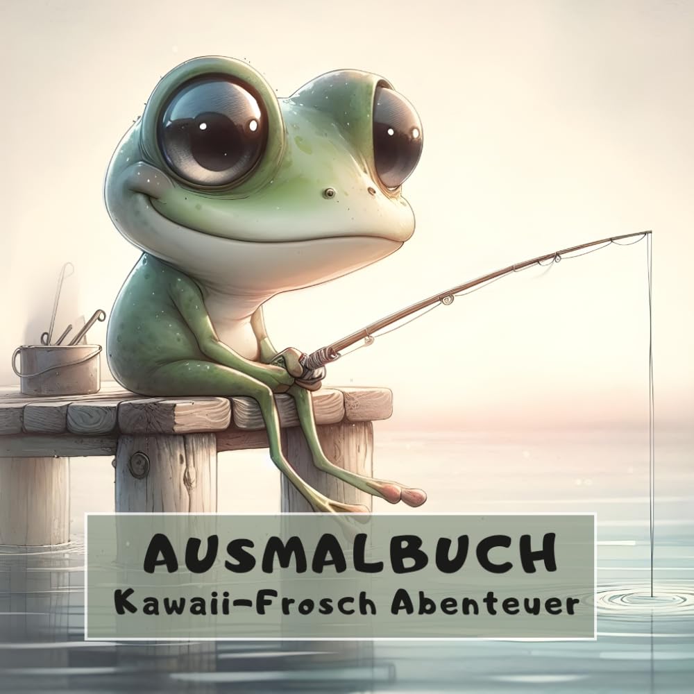 Das niedlichste Frosch‑Ausmalbuch - Happy Frog Coloring, Süße Motive für Groß & Klein.: 100 liebevoll gestaltete Frosch‑Motive für Kinder & Erwachsene ... & Spaß. Eine wundervolle Geschenkidee.