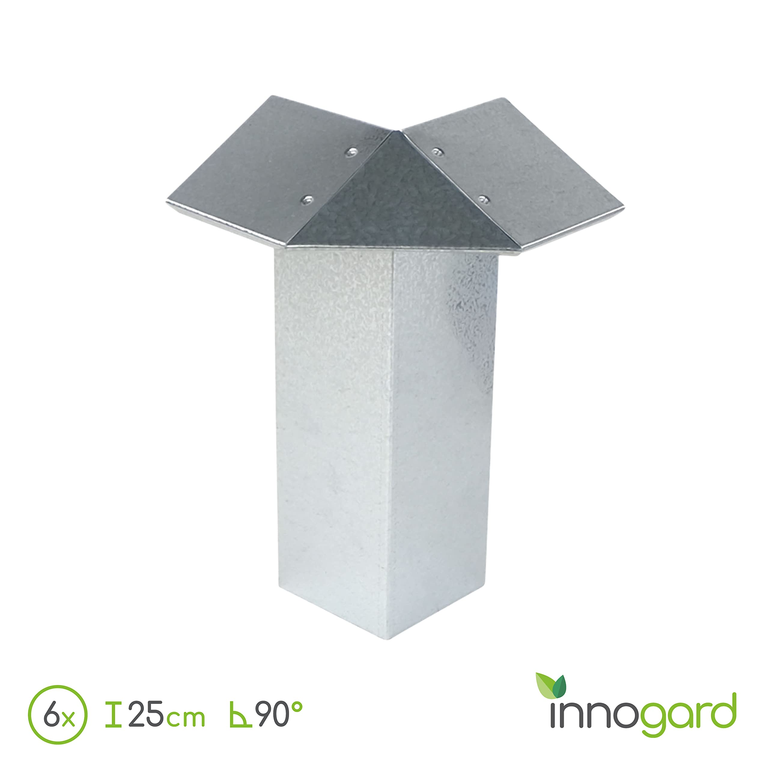 innogard S7050-013- recinto per lumache a L 16 Pezzi, zincato a Caldo, 1x connettore 270°, 5X Angolo 90°, 10x Pannello Laterale 1 m