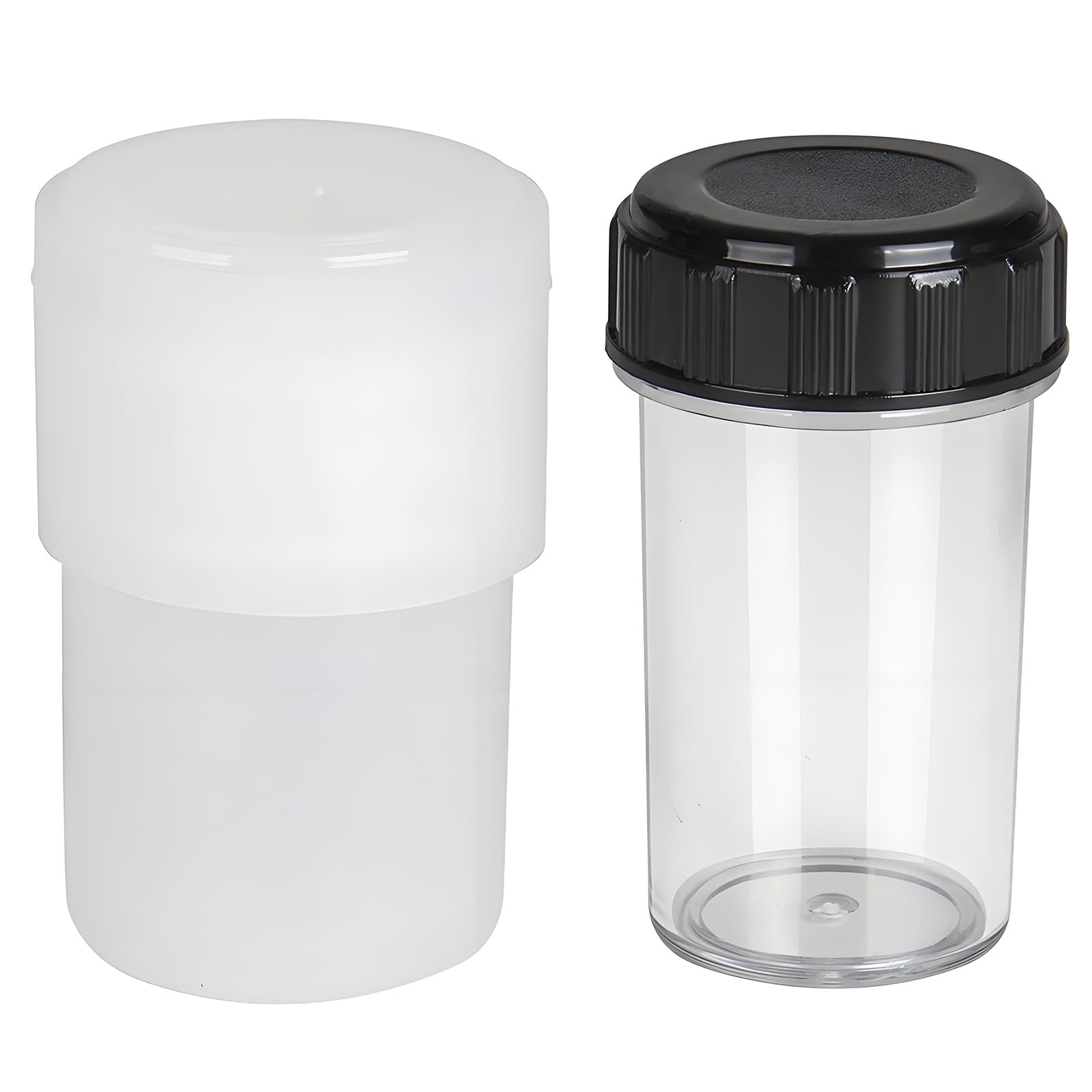 Kaeltsyn Black White Abs Microscope Objective Lens Storage Box With Dustproof And Shockproof Design Accessories Abs Lens Cover