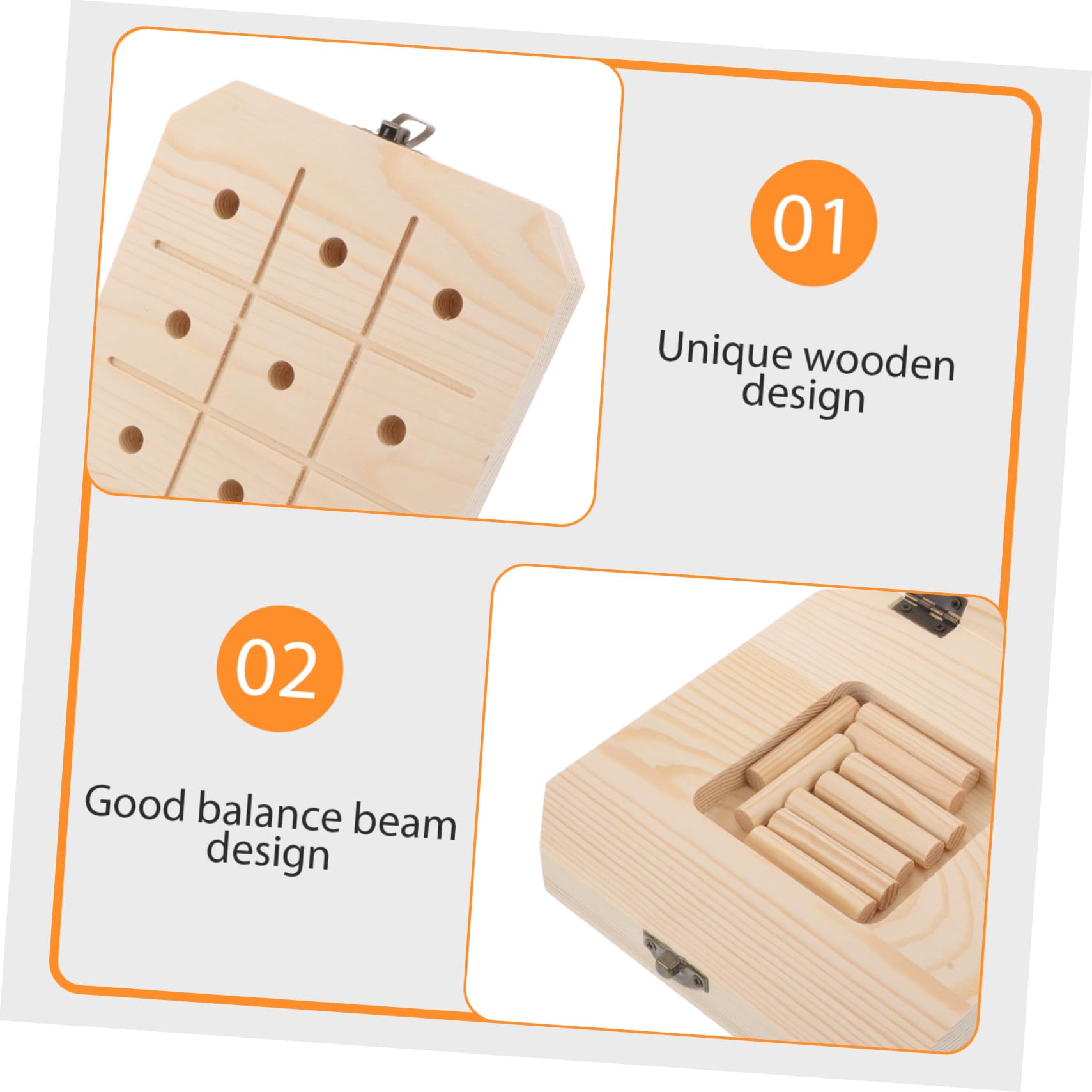Tablero Sensorial Montessori De Madera para Años Educativo De Entrenamiento Sensorial Y Coordinación Motriz con Balance para Preescolar Y Jardín De Infancia