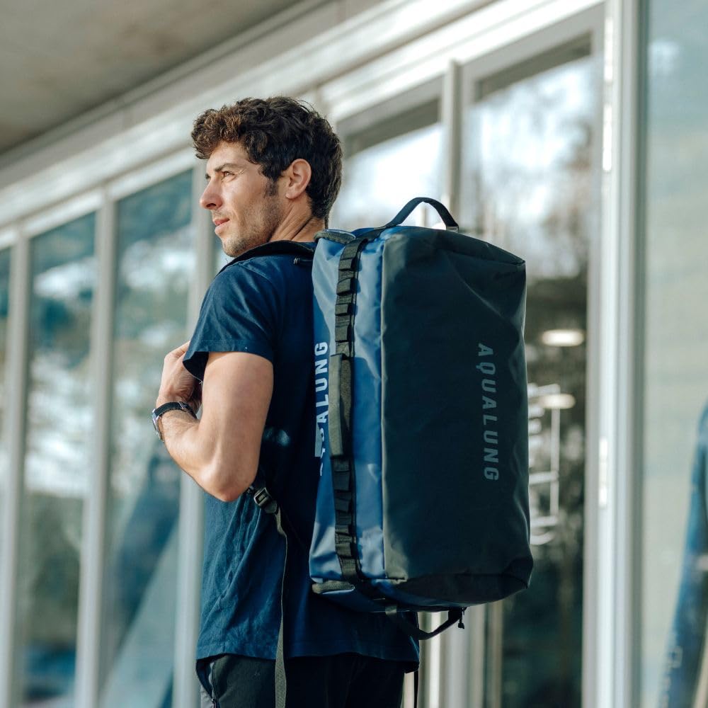 Aqualung Explorer - Borsa impermeabile da viaggio per immersioni da 45L a 120L, con scomparti interni, manico telescopico e ruote robuste, ideale per le tue avventure sottomarine