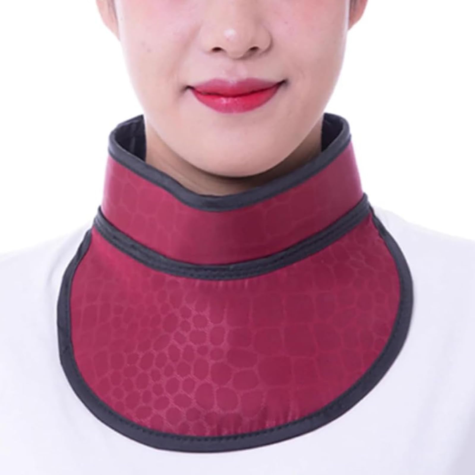 Protection des Rayons X du Tablier De Plomb Portable Collier De Plomb ThyroïDien avec Une Protection du Cou Taille RéGlable par Les Rayonnements RéGlable pour Les Analyses,01,0.5mmpb