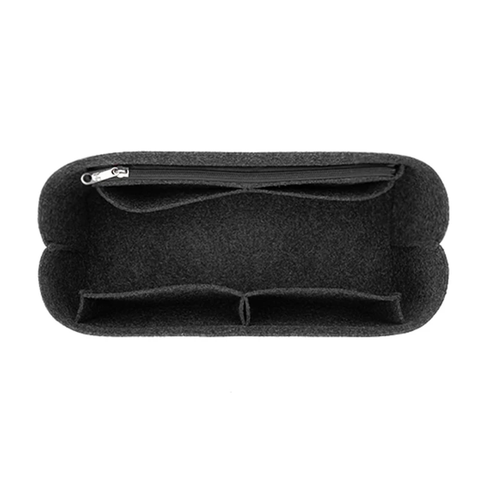 HUWOYG 2pcs Women's Handbag Backpack Felt Liner Bag For Travel Insert Purse Organizer Pouch For Wallet Organizer(Black-A,M)