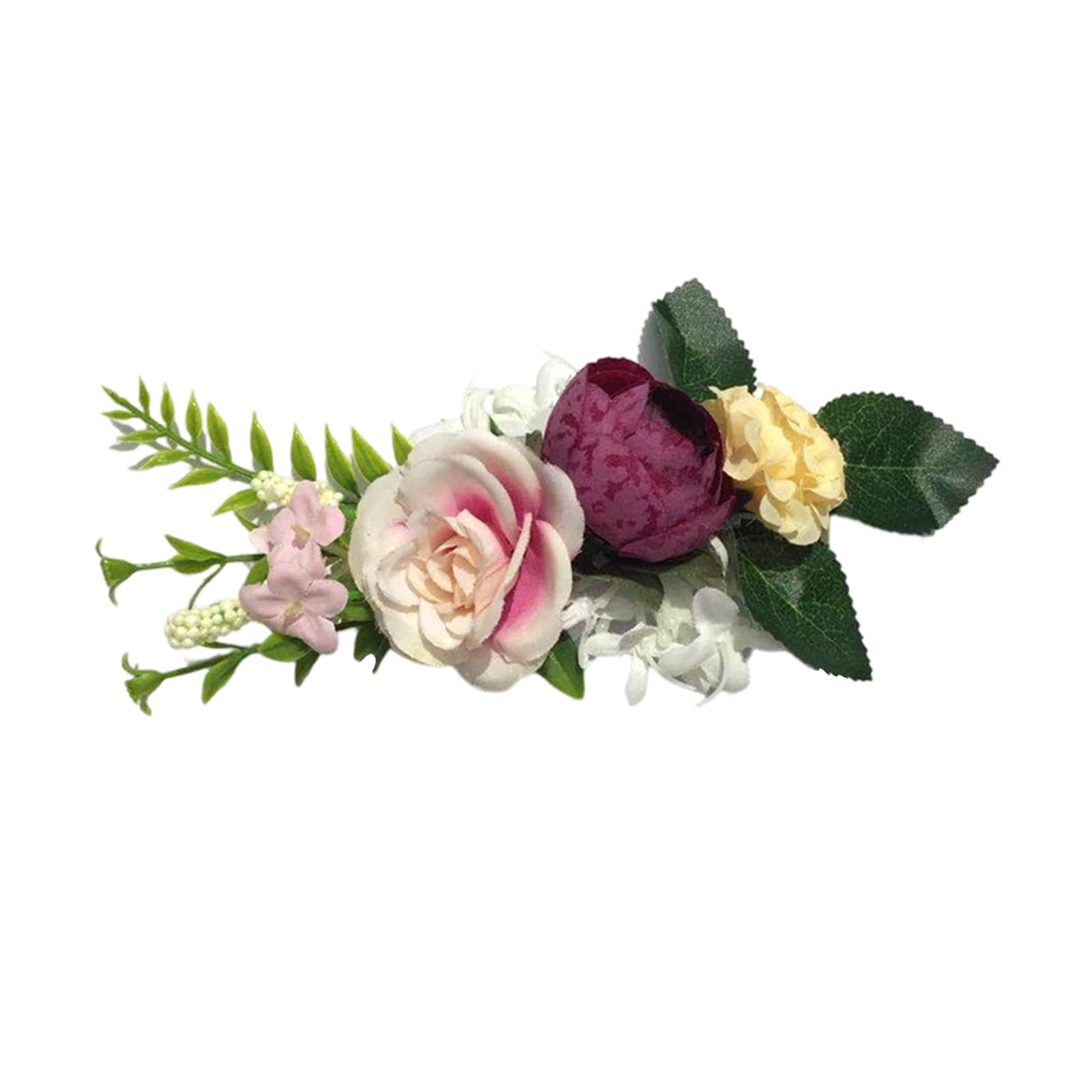 Msioytog A European Styles Floral Pet Wreath Soft Fabric Collar For Dogs Nd Cats Perfect For Weddings Nd Outdoors Parties Modifiable Dog Neckpiece