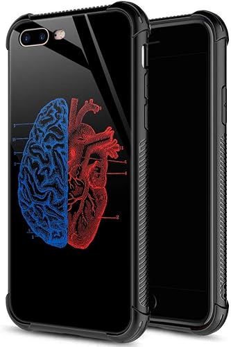 Miniatura 8 de Funda para iPhone 6s, fundas para iphone 6 de cristal templado 9H para niños y hombres, diseño divertido, funda a prueba de golpes, anti arañazos,