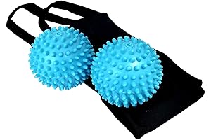 Hyper Impact 3-Speed Vibrating Massage Therapy Spheres with Expandable Strap: Relieve Tension and Promote Relaxation