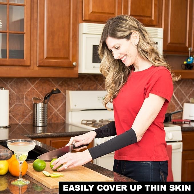 Image of Skin Guards Skin Protection Forearm Sleeves - Made in USA - Pair