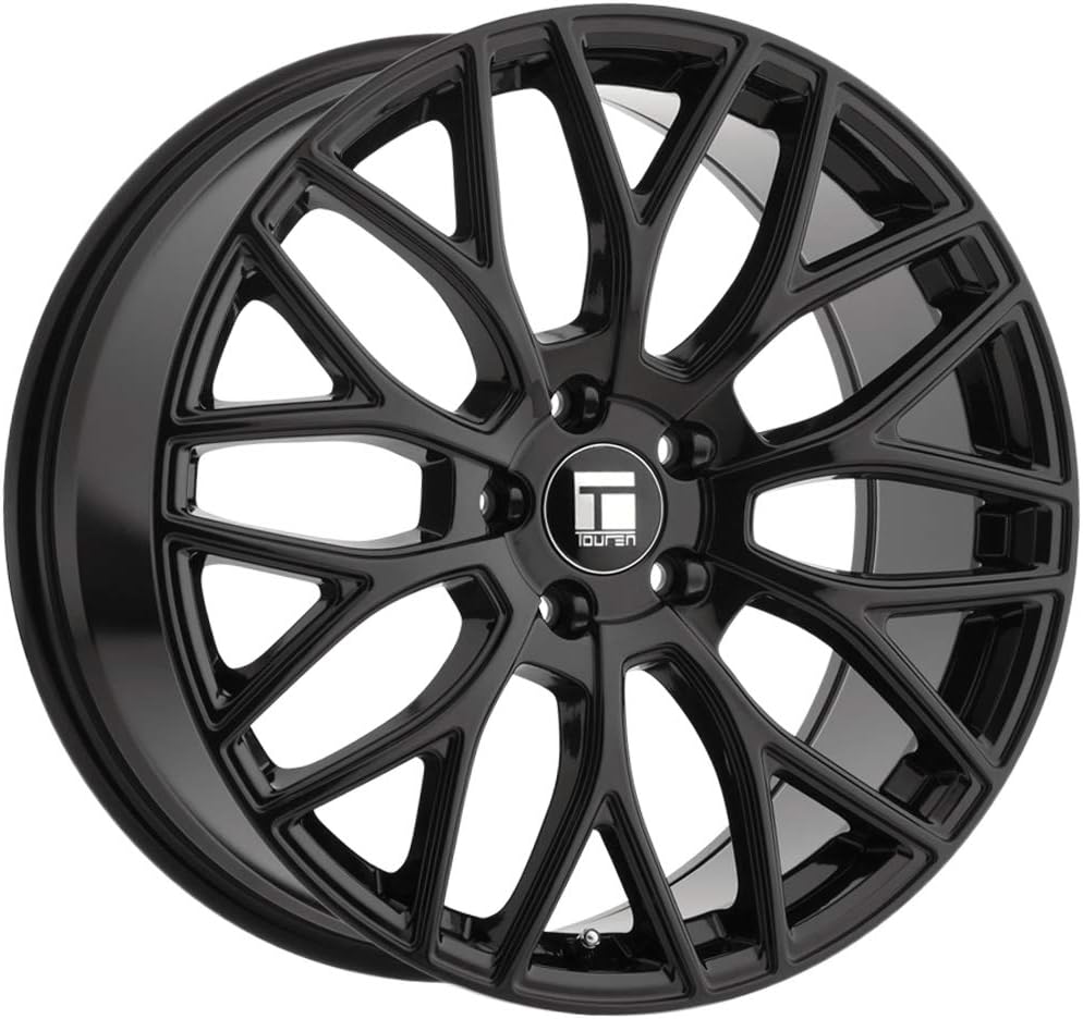 Touren TR76 Gloss Black Wheel with Alloy Steel (18 x 8. inches /112 x 112 mm, 35 mm Offset)