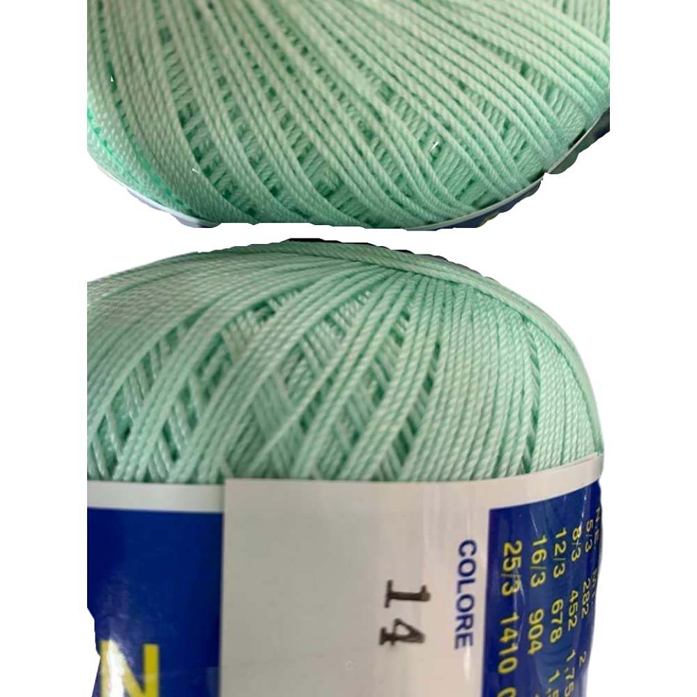 COTONE PER UNCINETTO FILO SCOZIA N ° 8 Gomitolo da 100 Grammi extra lucido