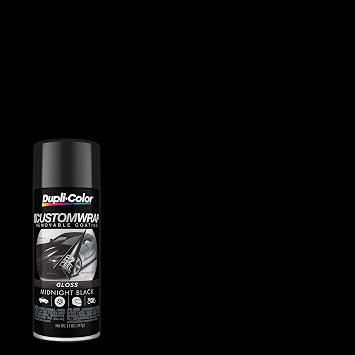 Dupli-Color Custom Wrap Removable Coatings, Gloss, Midnight Black, 11 oz