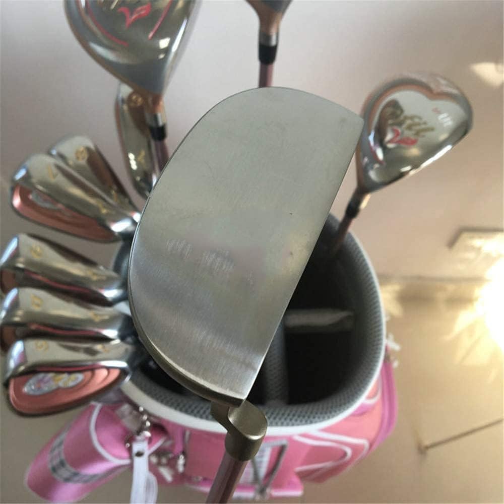 Juego Completo De 10 Palos De Golf For Mujer, For Diestros, con Bolsa De Soporte | Driver, Putter, Juego Completo Profesional De Golf For Mujer.