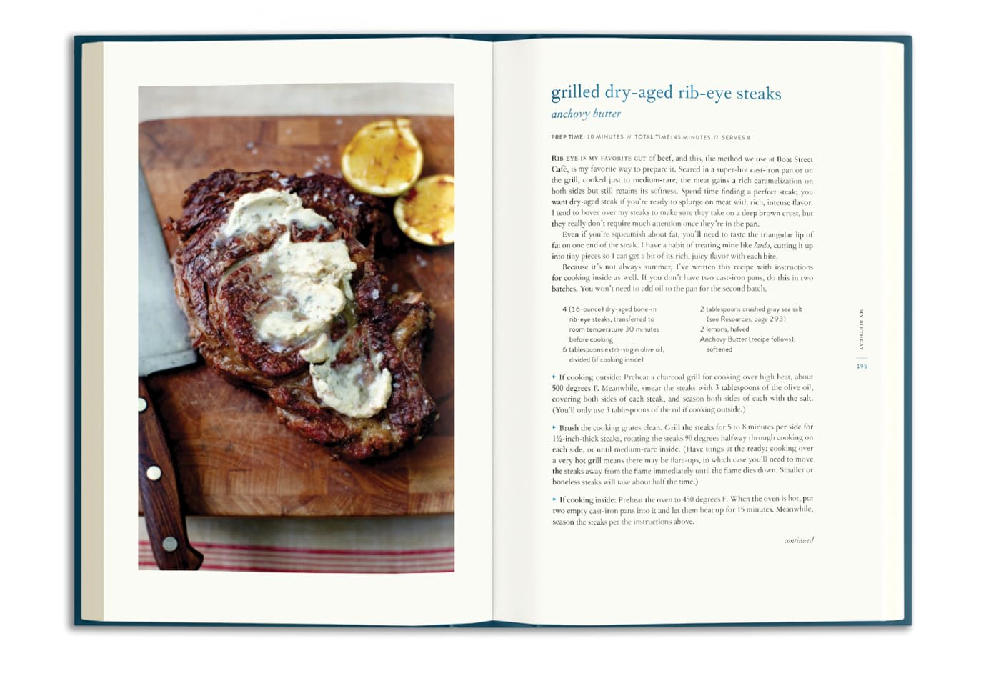 A Boat, a Whale & a Walrus: Menus and Stories
