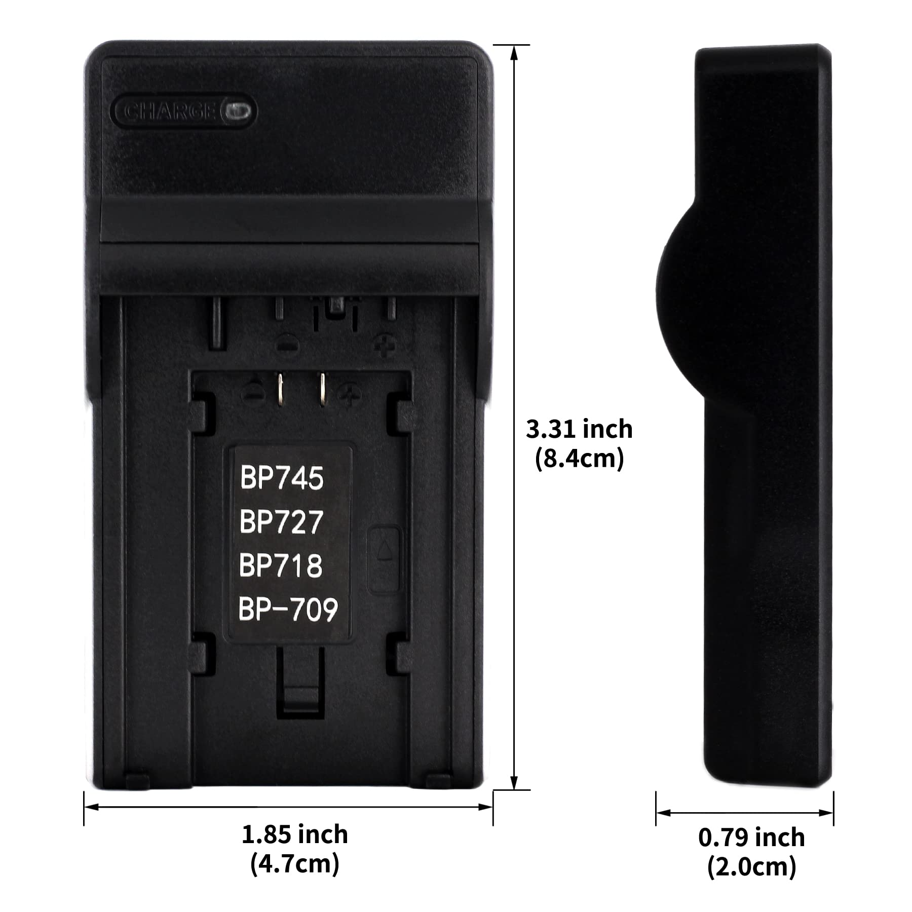 Amazon.com : Norifon BP-718 USB Charger for Canon iVIS HF M51, M52