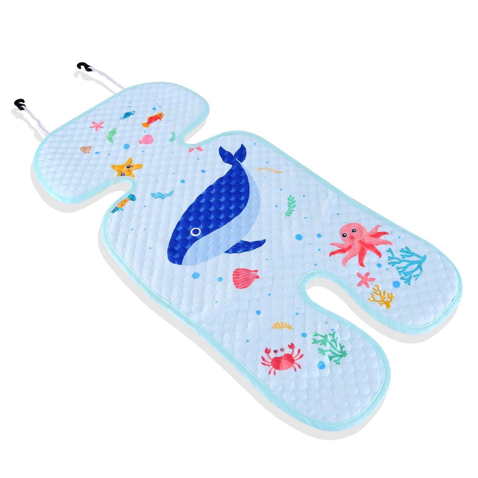 Coussin Poussette Bébé Été Glace Respirant - Housse Universelle Anti-Transpiration, Doux Et Lavable, Compatible Siège Auto & Landau