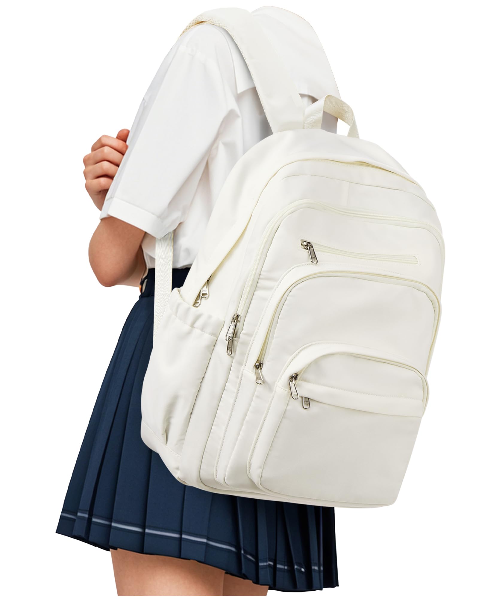 suradar Schulrucksack Teenager Mädchen Laptop Rucksack, Rucksack Laptop Tasche 14 Zoll, Rucksack Damen Wasserdicht, Backpack Daypack für Schule, Fahrradfahren, Freizeit und Reise