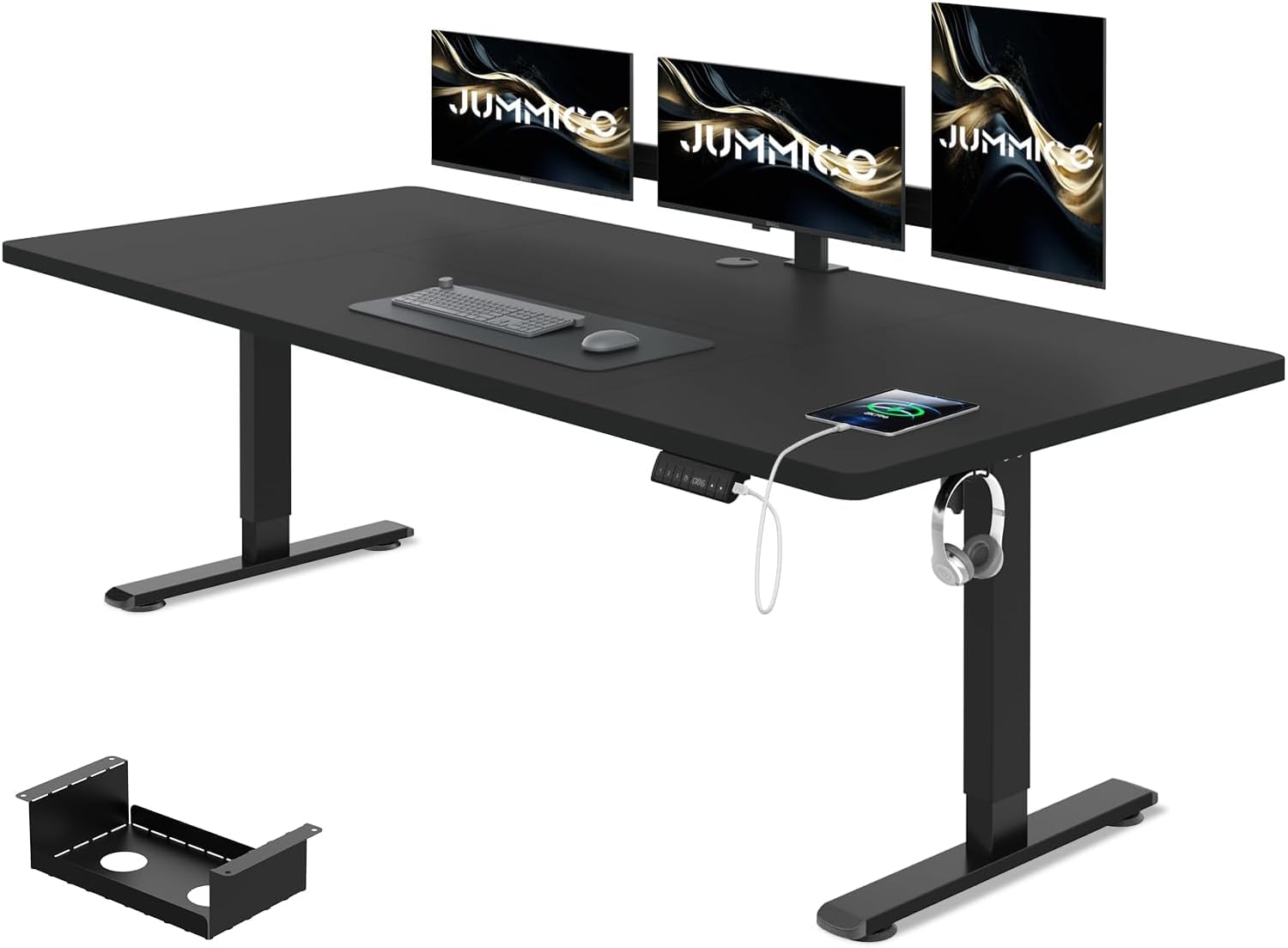 YILIFT Mobiler Hubtisch – Pneumatisch Höhenverstellbar Von 76–120 Cm