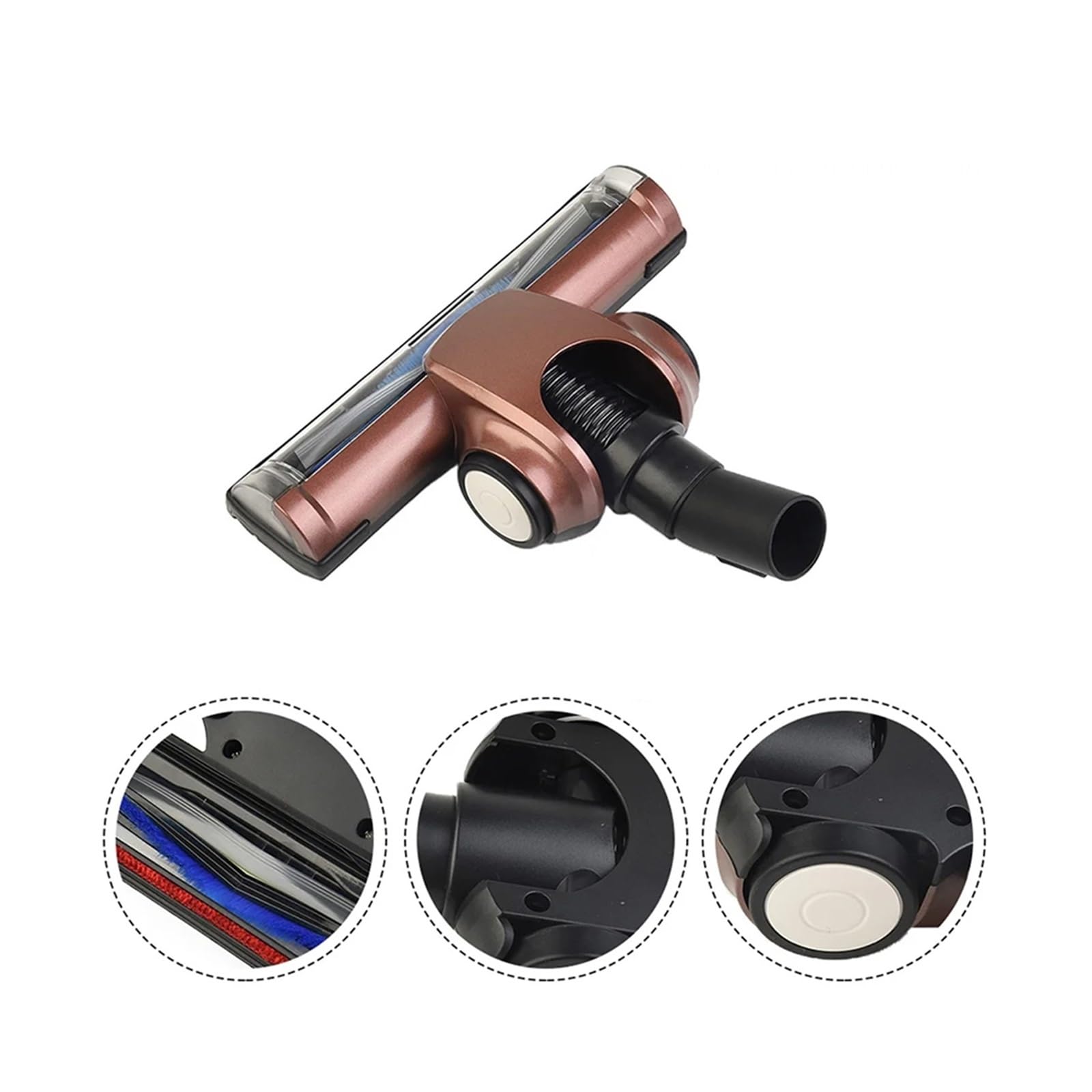 Brosse Turbo à air comprimé for dépoussiérage, tête de Nettoyage Portable, buse motorisée de 32 mm, collecteur Universel for crevasses