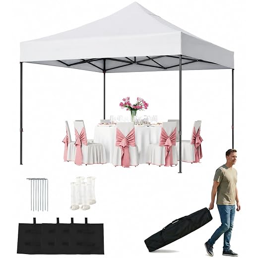 Pop Up Canopy, 10'x10' (3 colors) - $99.99