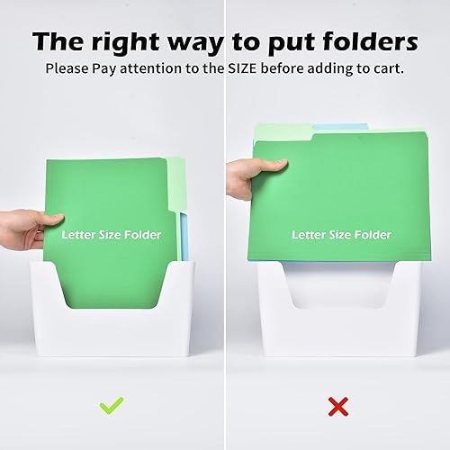 Miniatura 6 de YOHOM Paquete de 2 soportes adhesivos de oficina para documentos, soporte pequeño de almacenamiento para colgar en la pared, puerta, correos y