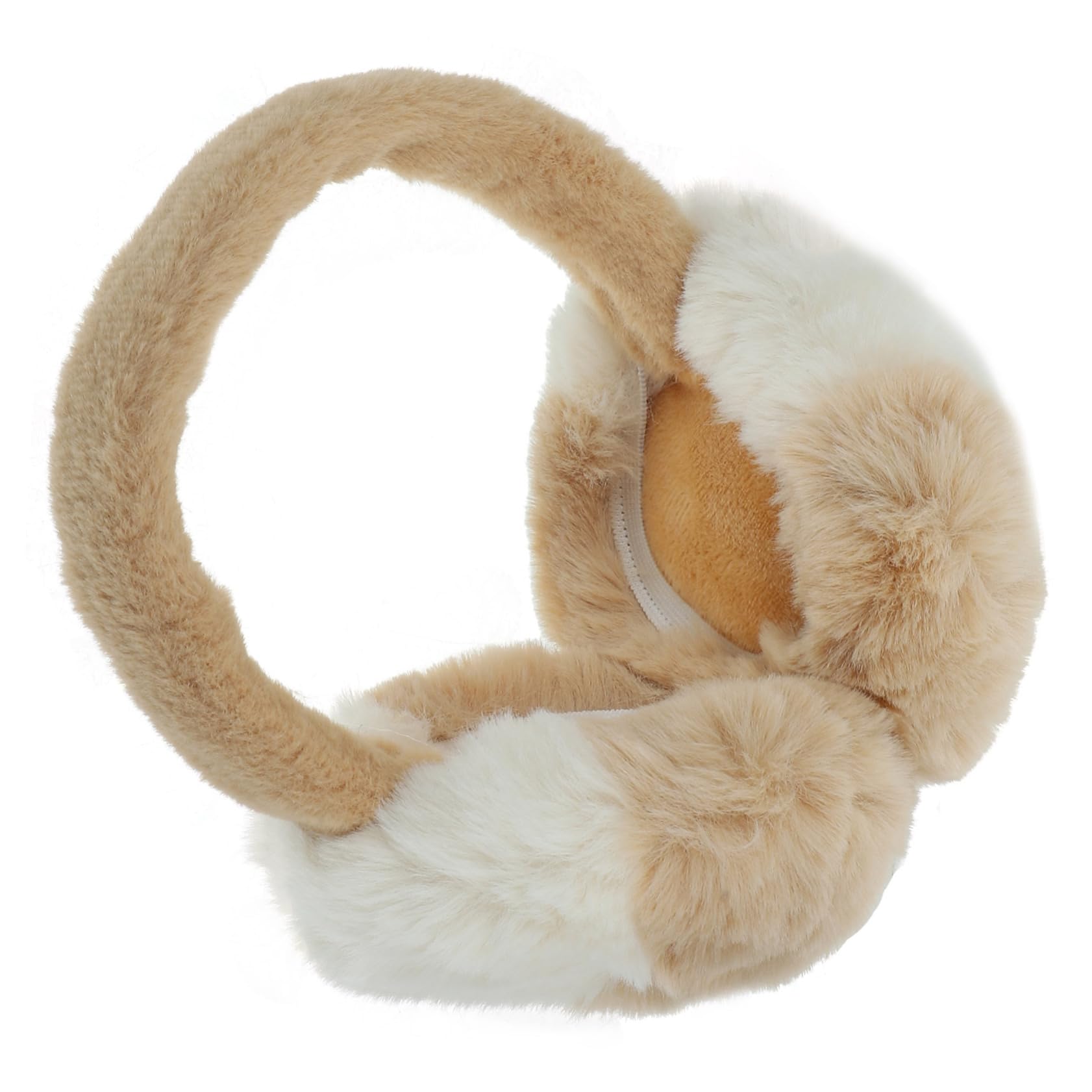 Ipetboom Girl's Winter Ear Muffs Elastic Headband Fuzzy Earmuffs for Outdoor Cold Weather Protection