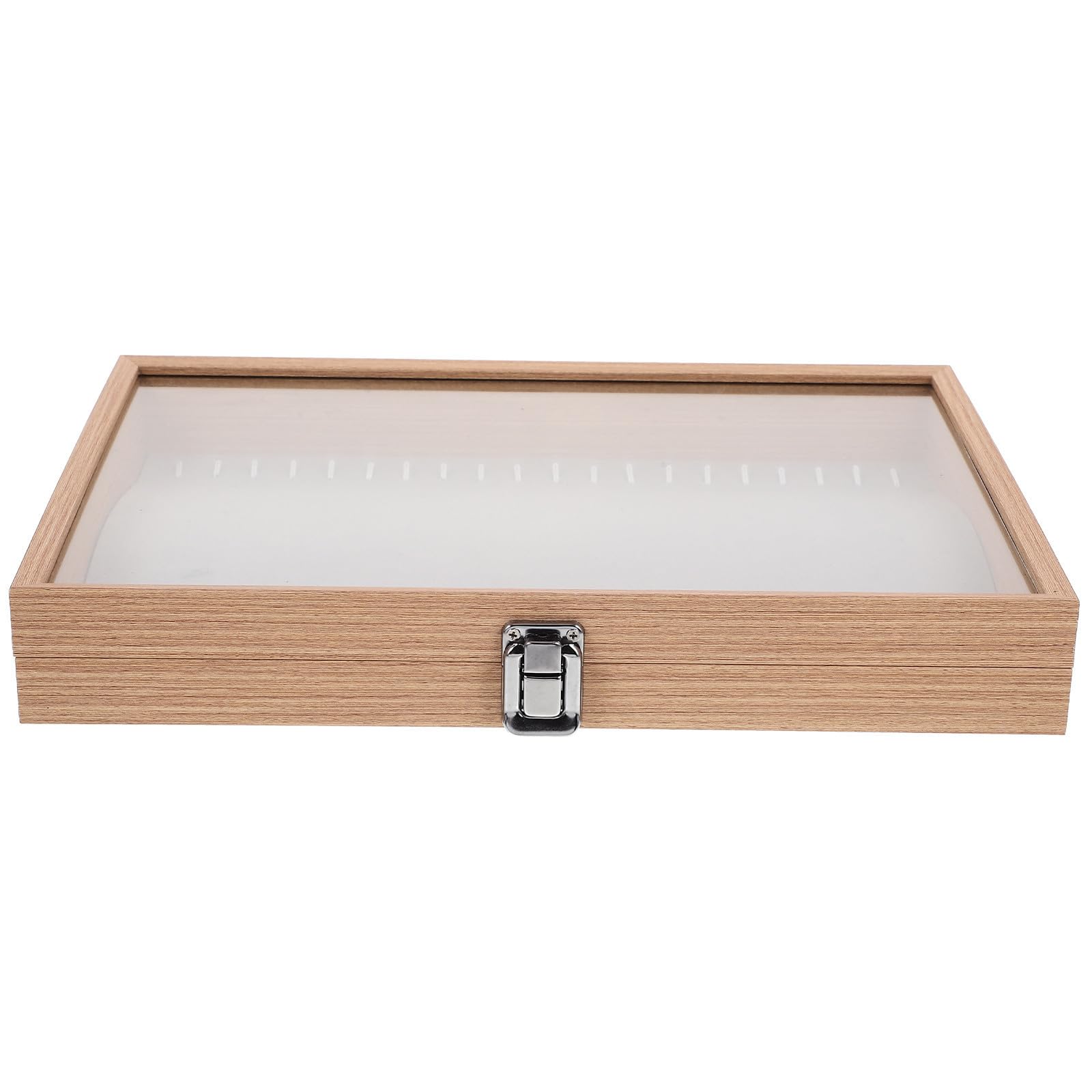 TEHAUX Madera Joyero 20 Compartimentos con Ventana Transparente, de Mesa