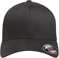 Vista 2 de Flexfit - Gorra de béisbol deportiva, ajustada, para hombre Negro