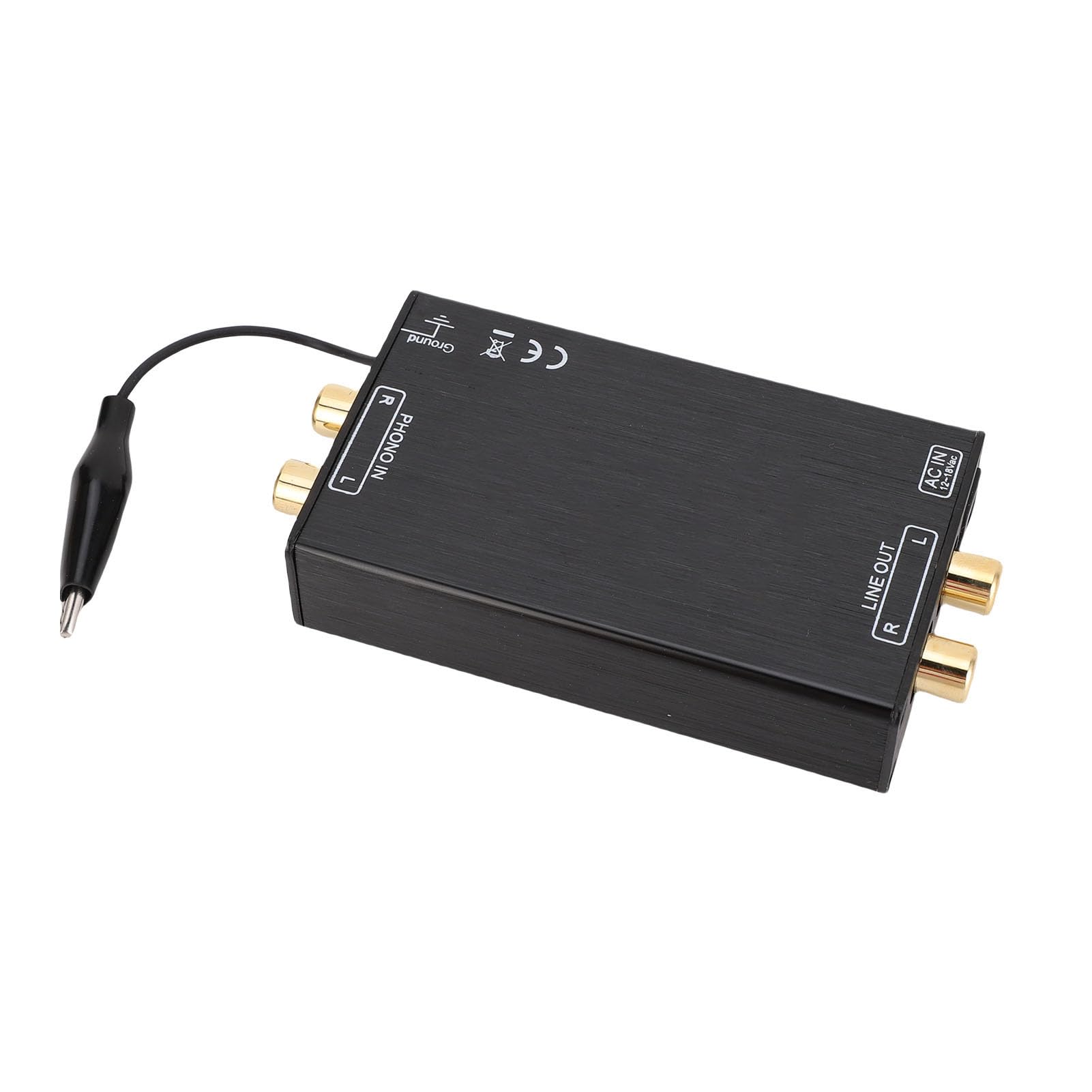 Preamplificador de Phono estéreo, Tocadiscos, Amplificador de Potencia AV con 2 interfaces de vídeo Compuesto, Entrada y Salida Ac230v