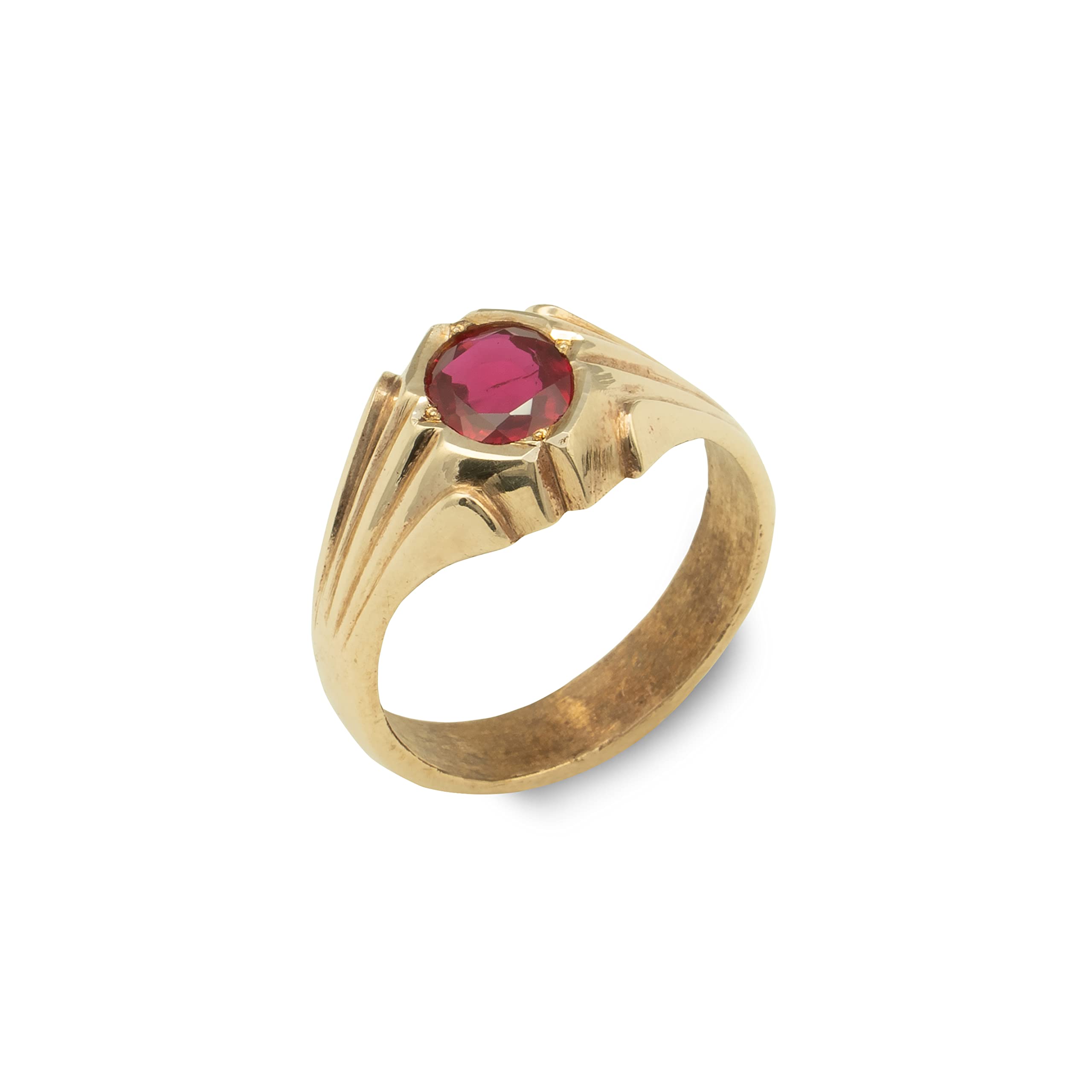Naveen Metal Works Panchaloha/Impon Ruby/Manickam ring for men and women | Ring for men|Ring for women |Panchaloha ring|Impon ring (33) (B09THMMPQL) Amazon Price History, Amazon Price Tracker