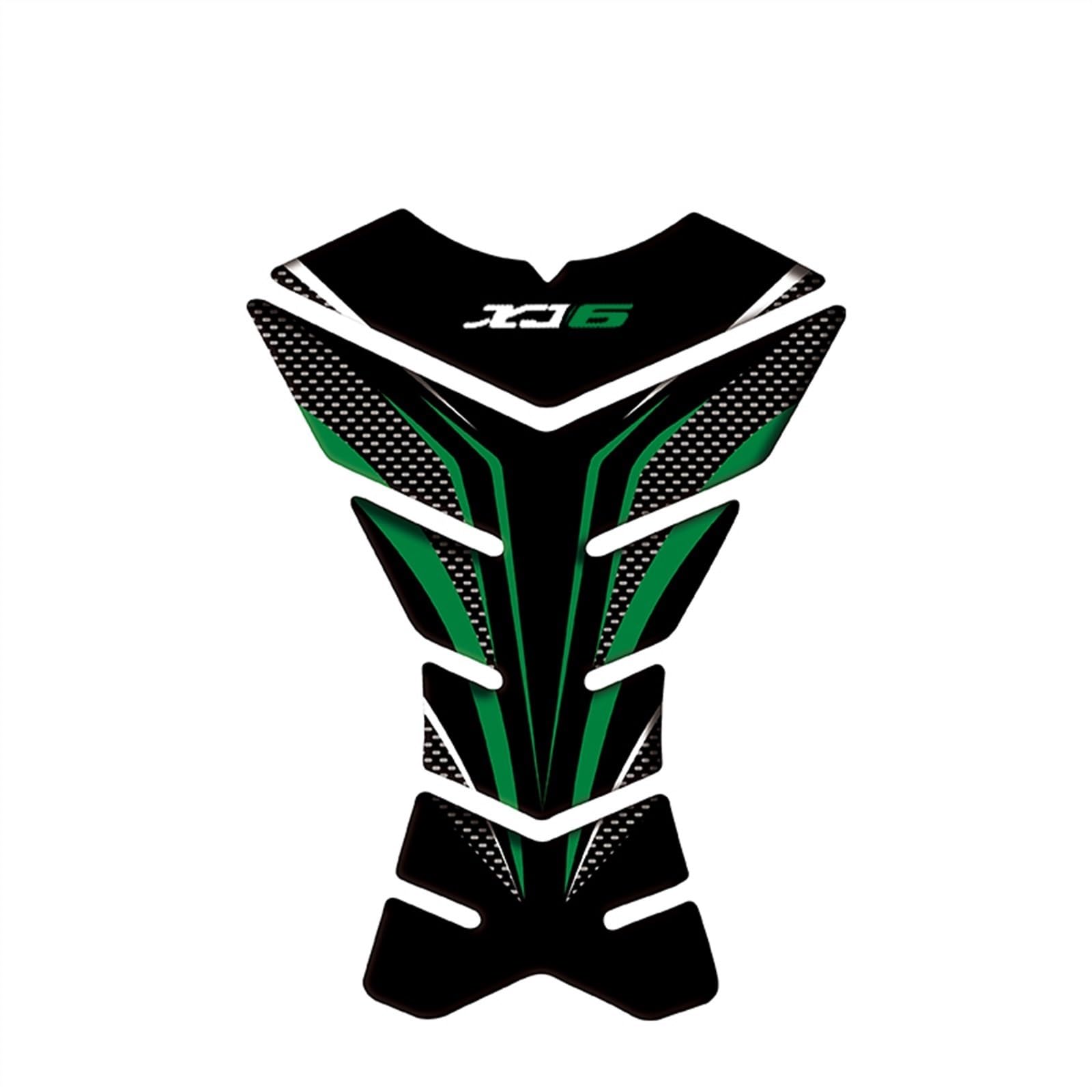 Motorcycle Tank Pad Racing Tankpad Sticker Fuel Fishbone Decals for Yamaha XJ6 Diversion Carbon-Look(Color12)